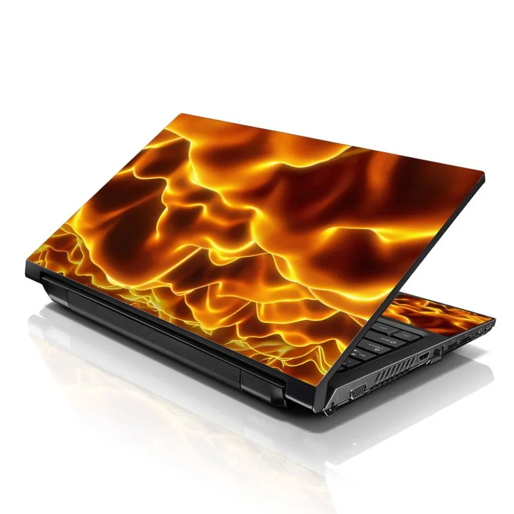 LSS 15.6 & 17.3 Inches Laptop Notebook Skin Sticker Decal - Flames